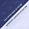 Poly Cotton Jersey Waterproof Mattress Protector In Blue Color With Elastic Fitting