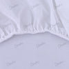Poly Cotton Jersey Waterproof Mattress Protector In Blue Color With Elastic Fitting