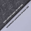 Terry Cotton Waterproof Mattress Protector In Grey Color With Zipper