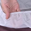 Poly Cotton Jersey Waterproof Mattress Protector In Brown Color With Elastic Fitting