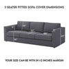 Microfiber Quilted Sofa Covers-6 Colors