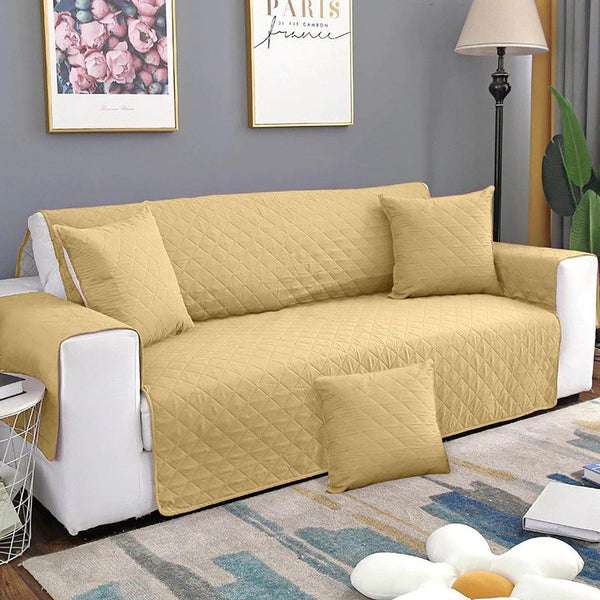 Microfiber Quilted Sofa Covers-6 Colors
