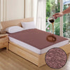 Terry Cotton Waterproof Mattress Protector In Brown Color With Zipper