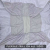 Terry Cotton Waterproof Mattress Protector In White Color With Elastic Fitting
