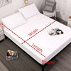Terry Cotton Waterproof Mattress Protector In Blue Color With Zipper