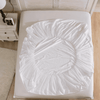 Terry polyester Waterproof Mattress Protector In White Color With Elastic Fitting