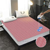 Terry Towel Waterproof Mattress Protector with Elastic Fitting – Red