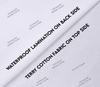 Terry Cotton Waterproof Mattress Protector In White Color With Elastic Fitting