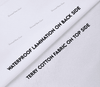 Terry Cotton Waterproof Mattress Protector In White Color With Zipper