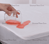 Terry Cotton Waterproof Mattress Protector In White Color With Zipper