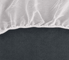 Terry polyester Waterproof Mattress Protector In Grey Color With Elastic Fitting