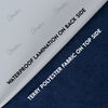 Terry polyester Waterproof Mattress Protector In Blue Color With Elastic Fitting