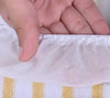 Terry Towel Waterproof Mattress Protector With Elastic Fitting – Yellow