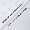Terry Cotton Waterproof Mattress Protector In White Color With Elastic Fitting