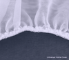 Poly Cotton Jersey Waterproof Mattress Protector In Grey Color With Elastic Fitting