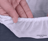 Poly Cotton Jersey Waterproof Mattress Protector In Grey Color With Elastic Fitting