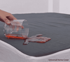 Poly Cotton Jersey Waterproof Mattress Protector In Grey Color With Elastic Fitting