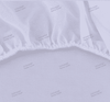 Poly Cotton Jersey Waterproof Mattress Protector In White Color With Elastic Fitting