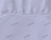 Quilted Waterproof Mattress Protector In White Color With Elastic Fitting