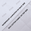 Quilted Waterproof Mattress Protector In White Color With Elastic Fitting