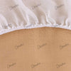 Quilted Waterproof Mattress Protector In Skin Color With Elastic Fitting