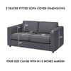 Microfiber Quilted Sofa Covers-6 Colors