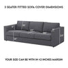 Microfiber Quilted Sofa Covers-6 Colors