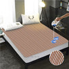 Terry Towel Waterproof Mattress Protector With Elastic Fitting – Brown