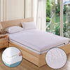 Terry Cotton Waterproof Mattress Protector In White Color With Zipper