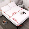 Terry Cotton Waterproof Mattress Protector In White Color With Zipper