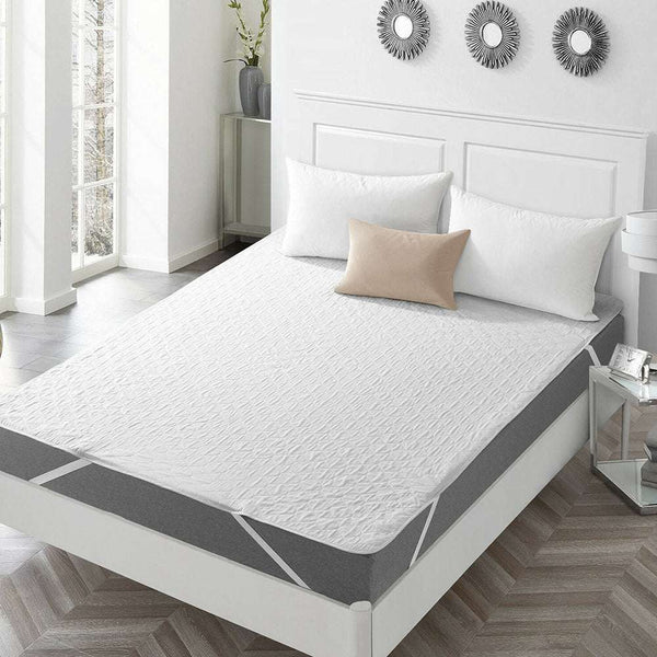 Quilted Waterproof Mattress Protector Sheet With Elastic Corner