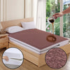 Terry Cotton Waterproof Mattress Protector In Brown Color With Zipper